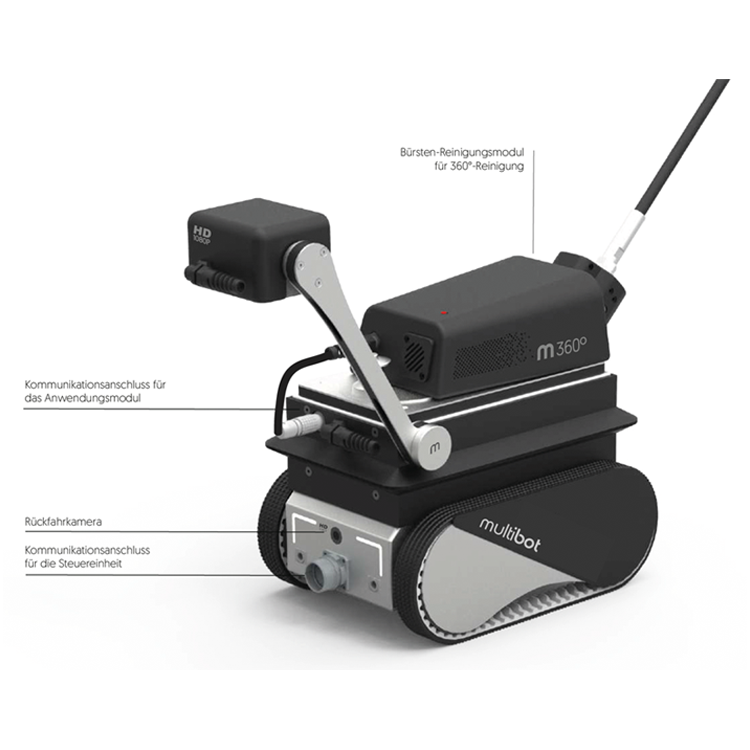 Lüftungsreinigungsroboter mit Kamera