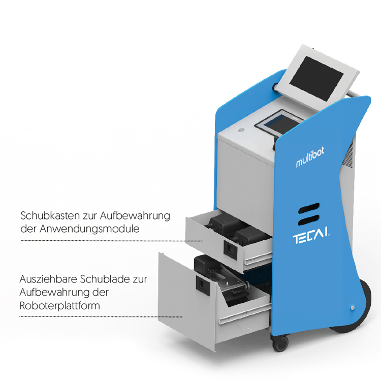 Steuereinheit zur Bedienung des Lüftungsreinigungsroboters