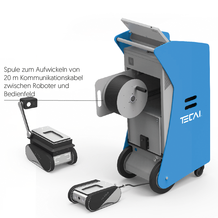 Steuerheinheit für Roboter für Lüftungsreinigung