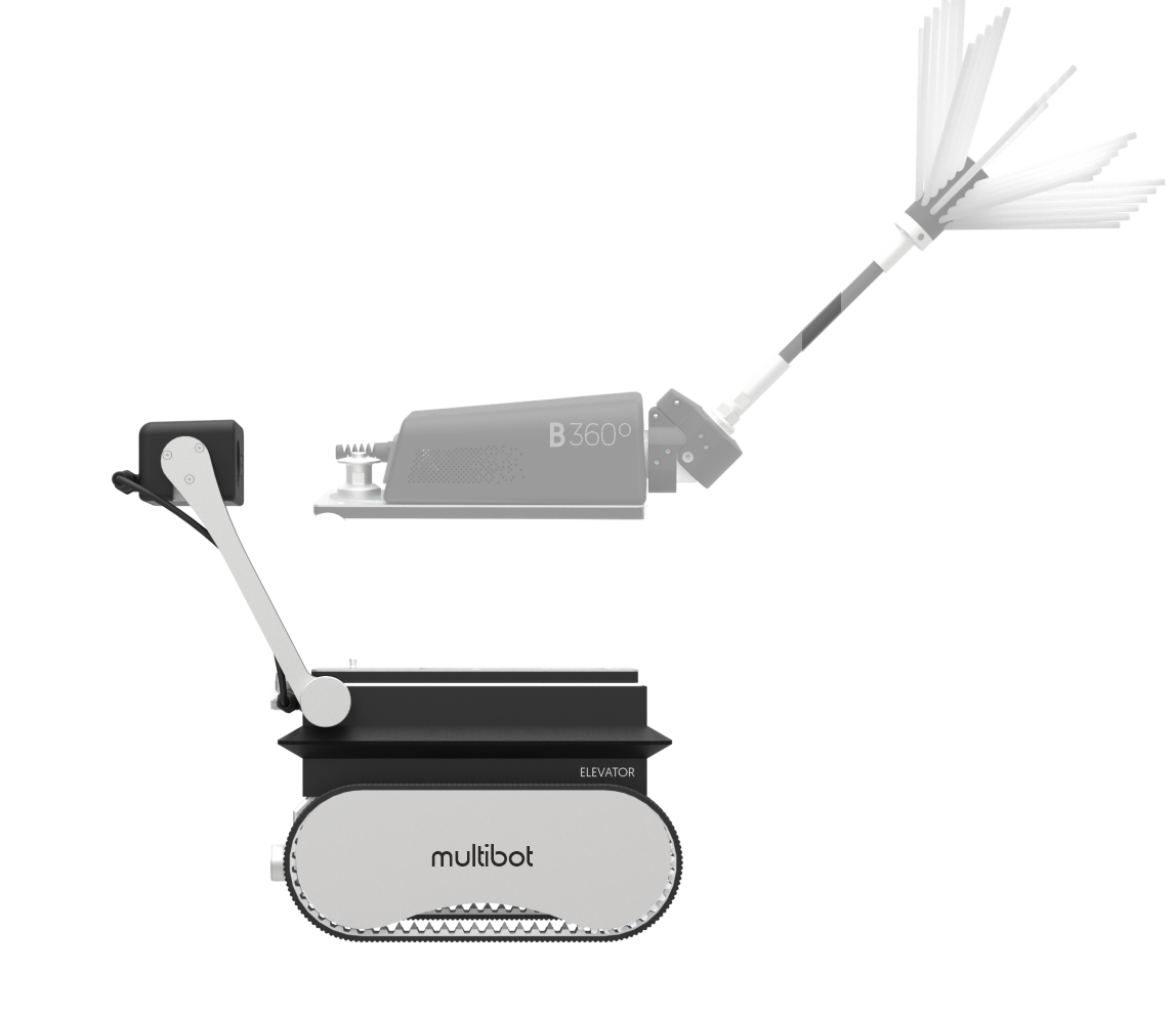 Module für Reinigungsroboter in der Lüftungsreinigung zum Trockeneisstrahlen, Beschichten, Abdichten und Reinigen