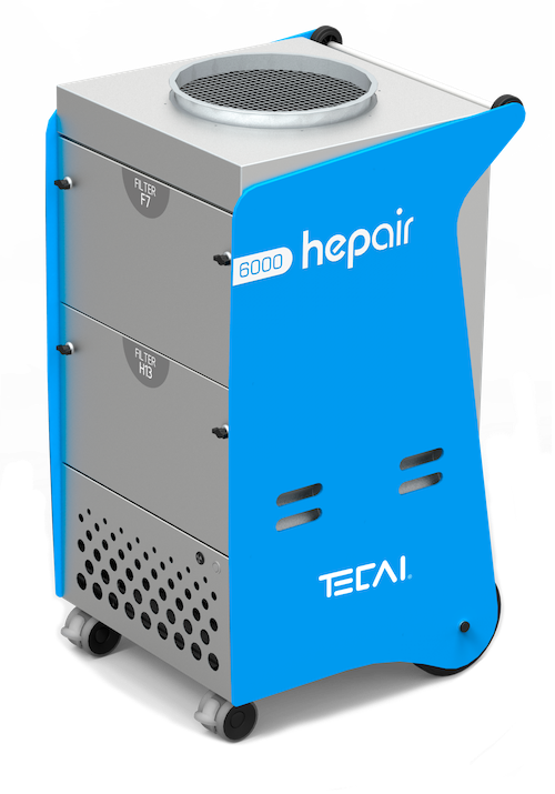 Hepair6000 Staubfalle für Lüftungsreinigung in Industrie und Krankenhäusern