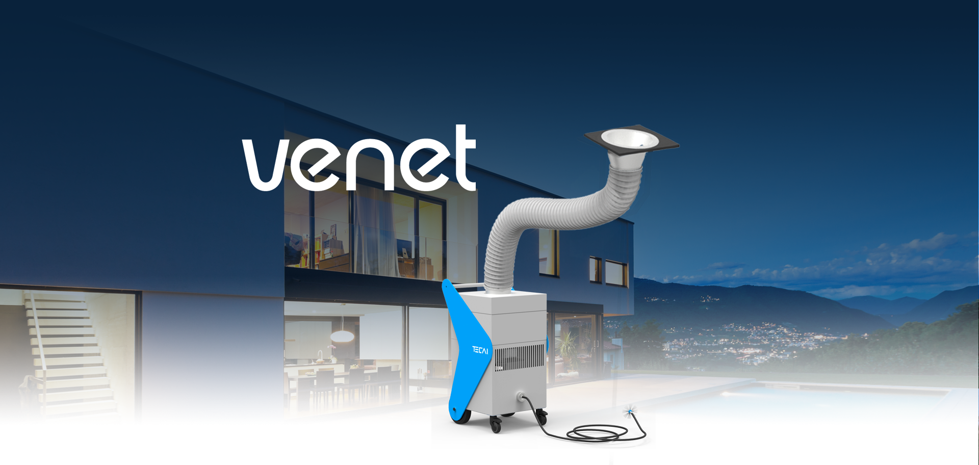 Gerät zur Reinigung einer kontrollierte Wohnraumlüftung