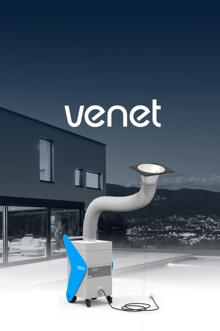 Gerät zur Reinigung einer kontrollierte Wohnraumlüftung